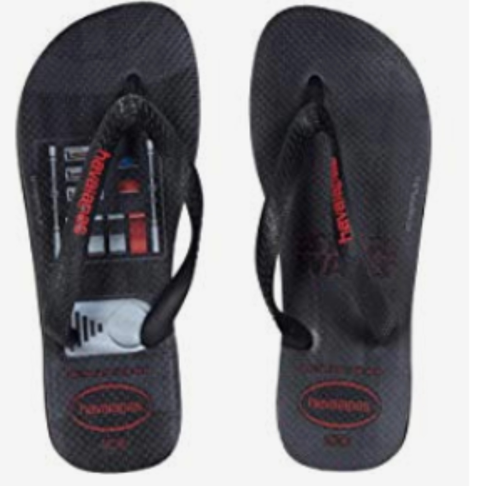 NWT Havianas Star Wars flip-flops 39/40 M 7/8 W 9